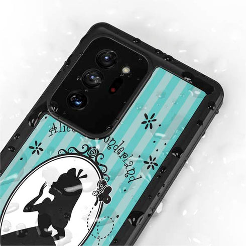 Disney Alice in Wonderland (animated) Silhouette in the Mirror Galaxy Note20 Ultra 5G Waterproof Case